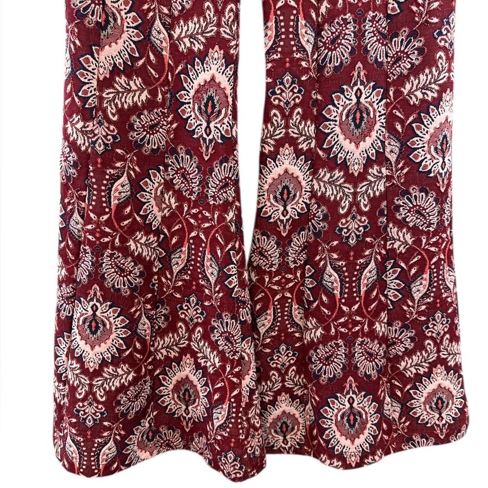Anthropologie Damask Jacquard Flare Pants - Picture 10 of 13